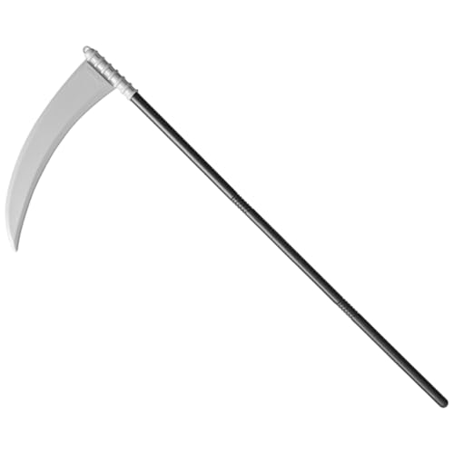 Hperu 39 Zoll Sense Reaper Scythe, abnehmbares leichtes Plastikspielzeug für Halloween -Requisiten Cosplay Party Dress Up Hperu 39 Zoll Sense Reaper Scythe, abnehmbares leichtes Plastikspielzeug für Halloween -Requisiten Cosplay Party Dress Up von Hperu