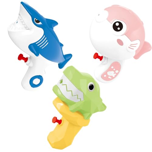 Hperu 3pcs Mini -Wasserpistole für Kinder, Cartoon -Tierpistole mit großer Reichweite, ergonomisch Grip Sommer im Freien Strandkämpfe für Outdoor, Strand, Pool Sommerspielzeug Hperu 3pcs Mini -Wasserpistole für Kinder, Cartoon -Tierpistole mit großer Reichweite, ergonomisch Grip Sommer im Freien Strandkämpfe für Outdoor, Strand, Pool Sommerspielzeug von Hperu