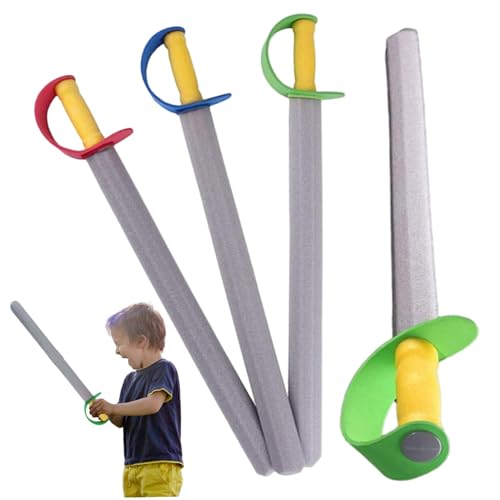 Hperu 4PCS -Schwertschwert für Kinder 21in lang Eva Sicherheit Soft wasserdichte Cosplay -Spielzeug von Hperu
