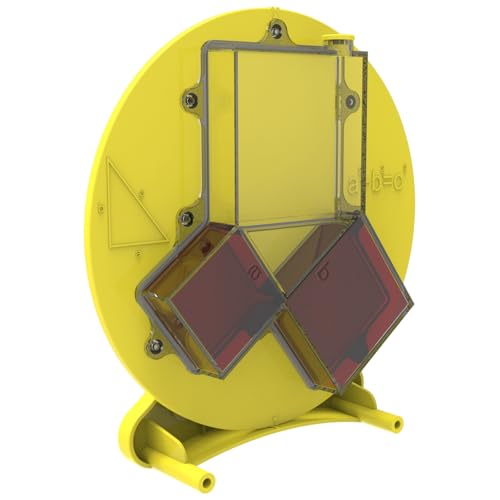 Hperu 5.2x5.5x1.3 Zoll Pythagoreische Theorem Math Kit, Kunststoffgeometrie Manipulative mit Anweisungen für Kinder Lernen von Hperu