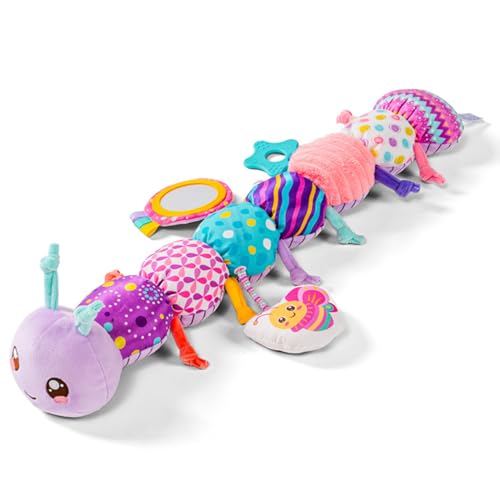 Hperu Bauchzeit Raupenbaby Spielzeug 20, 9 Zoll, musikalisches Raupespielzeug mit Spiegel Crinkle Rassel -Ziehenschnur, weiche Bauchzeit -Säuglings -Stofftiere Höhenmessung Hperu Bauchzeit Raupenbaby Spielzeug 20, 9 Zoll, musikalisches Raupespielzeug mit Spiegel Crinkle Rassel -Ziehenschnur, weiche Bauchzeit -Säuglings -Stofftiere Höhenmessung von Hperu