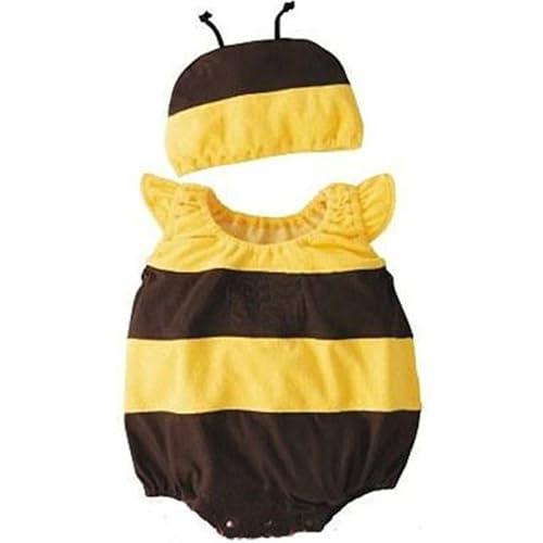 Hperu Bienenkostüm Kinder, Babykostüm, Cartoon Bienenkostüm Kinder mit Hut, ärmelloses Baby -Rollen, Baumwollbaby -Jumpsuit für Maskerade -Party, L. Hperu Bienenkostüm Kinder, Babykostüm, Cartoon Bienenkostüm Kinder mit Hut, ärmelloses Baby -Rollen, Baumwollbaby -Jumpsuit für Maskerade -Party, L. von Hperu