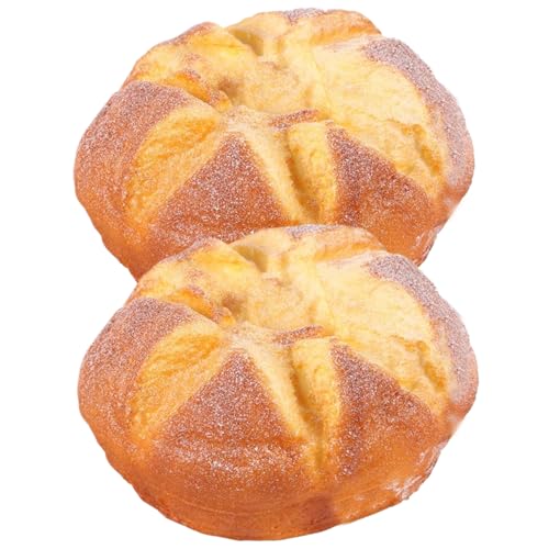 Hperu Fake Bread Food, 2pcs realistisches künstliches Brot, 1: 1 Größe mit Luftlöchern & Rissen, elastische Lebensmittelausstellungsrequisiten für Fotografie Bäckereidekor, 8x4 Zoll Hperu Fake Bread Food, 2pcs realistisches künstliches Brot, 1: 1 Größe mit Luftlöchern & Rissen, elastische Lebensmittelausstellungsrequisiten für Fotografie Bäckereidekor, 8x4 Zoll von Hperu