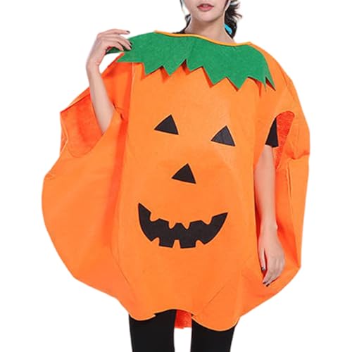 Hperu Halloween -Kürbiskostüm für Erwachsene mit Hut Unisex Cosplay Party Kleidung für Erwachsene Frauen und Männer von Hperu
