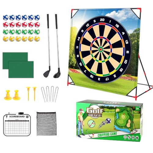 Hperu Kids Golf Set, tragbares klebriges Golf-Chipping-Spiel für Eltern-Kind-Indoor-Außenpreisspiele Hperu Kids Golf Set, tragbares klebriges Golf-Chipping-Spiel für Eltern-Kind-Indoor-Außenpreisspiele von Hperu