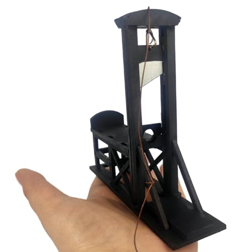 Hperu Mini Guillotine, Holzspielzeug Guillotine Modell, Kreativdekorationsszene Actionfigur Accessoire Hperu Mini Guillotine, Holzspielzeug Guillotine Modell, Kreativdekorationsszene Actionfigur Accessoire von Hperu