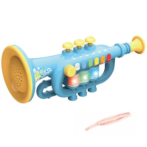 Hperu Saxophonspielzeug, Spielzeugsaxophon, mehrere Rhythmen, Rekordsaxophonspielzeug mit Licht und Musik, Kinder Saxophon -Bildungsmusikspielzeug für Kleinkindanfänger, Blue Hperu Saxophonspielzeug, Spielzeugsaxophon, mehrere Rhythmen, Rekordsaxophonspielzeug mit Licht und Musik, Kinder Saxophon -Bildungsmusikspielzeug für Kleinkindanfänger, Blue von Hperu