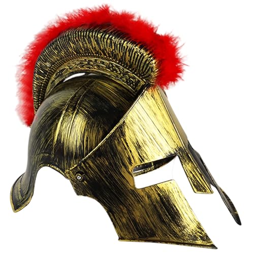 Spartaner Helm mittelalterlicher Rüstungskostüm Alte Wikinger Roman für Halloween Rollenspiel Cosplay Party Sparta von Hperu