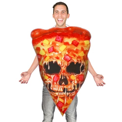 Halloween-Pizza-Kostüm für Erwachsene, lustiges Essen-Outfit für Damen und Herren, Party-Cosplay-Dekorationen Halloween-Pizza-Kostüm für Erwachsene, lustiges Essen-Outfit für Damen und Herren, Party-Cosplay-Dekorationen von Hqroidd