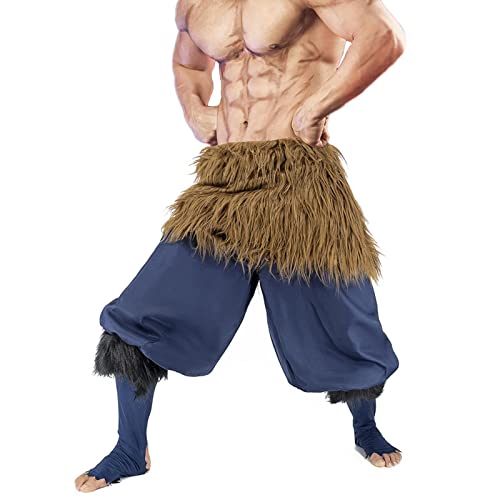 Inosuke Cosplay Schweinemaske Anime Kostüm Hashibira Rollenspiel Outfits Dämon Cosplay Vollsets Anzüge Halloween, Inosuke (keine Maske), L von Hqroidd
