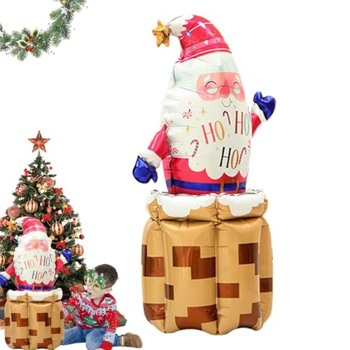 Hqunjikp Cartoon-Folienballons, Cartoon-Weihnachtsballons – bunte Urlaubsballons, lustige Foto-Requisiten für Feiern, Kindergärten Hqunjikp Cartoon-Folienballons, Cartoon-Weihnachtsballons – bunte Urlaubsballons, lustige Foto-Requisiten für Feiern, Kindergärten von Hqunjikp