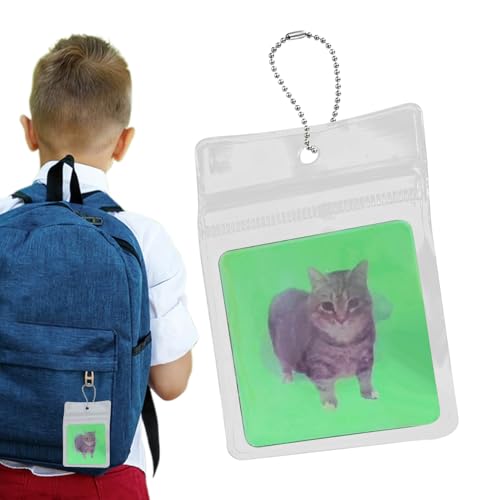 Hqunjikp Fidget-3D-Linsenrasterkarte – Fidget-Spielzeug, 3D-Linsenraster-Katzenanhänger, abstraktes Kunst-Design, beruhigender Begleiter, tragbar für Pendler, Schule Hqunjikp Fidget-3D-Linsenrasterkarte – Fidget-Spielzeug, 3D-Linsenraster-Katzenanhänger, abstraktes Kunst-Design, beruhigender Begleiter, tragbar für Pendler, Schule von Hqunjikp