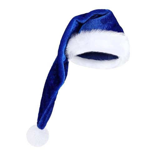 Hqunjikp Große Weihnachtsmütze aus weichem Samt, lange Weihnachtsmütze, Cosplay-Kostüm, Erwachsenen-Weihnachtsmütze für Feiertage, Partys, Karneval Hqunjikp Große Weihnachtsmütze aus weichem Samt, lange Weihnachtsmütze, Cosplay-Kostüm, Erwachsenen-Weihnachtsmütze für Feiertage, Partys, Karneval von Hqunjikp