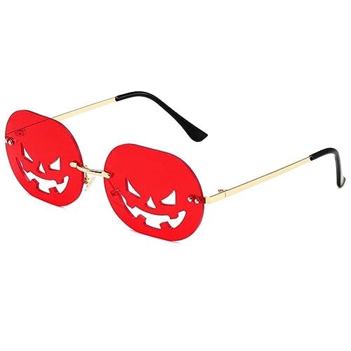 Halloween Kürbisgläser Trendige Sonnenbrille Hohl Kürbisform Brille Lustige Party Brillen Für Foto -requisiten von Hrippy