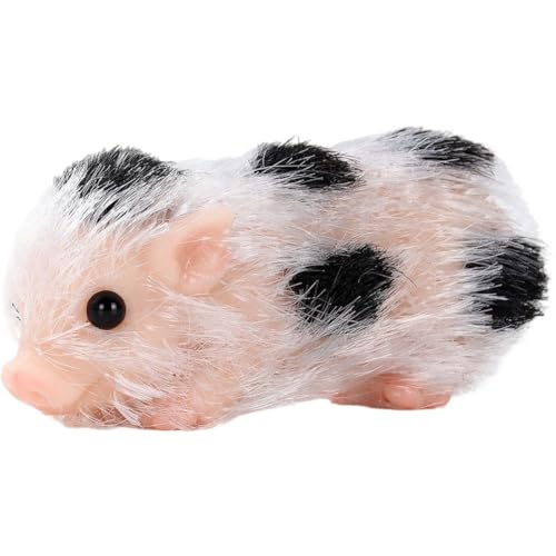 Hrippy Silikon-schweinespielzeug, Süßes Miniatur-silikonschwein, Wiedergeboren, Realistisches Schwein-begleitspielzeug, Interessantes Kneifspielzeug Für Wohnzimmer, Schlafzimmer von Hrippy