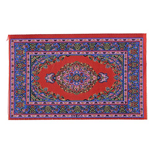 Hrlace Puppenhaus Miniatur Teppich 1 Stück Mini Wolle Bodendecke Vintage Puppenhaus Blumendruck Türkei Teppich Gewebt Teppich Multi- Farbigen Teppich Teppichdecke 1/12 Puppenhaus Zubehör-10*15cm Rot Hrlace Puppenhaus Miniatur Teppich 1 Stück Mini Wolle Bodendecke Vintage Puppenhaus Blumendruck Türkei Teppich Gewebt Teppich Multi- Farbigen Teppich Teppichdecke 1/12 Puppenhaus Zubehör-10*15cm Rot von Hrlace