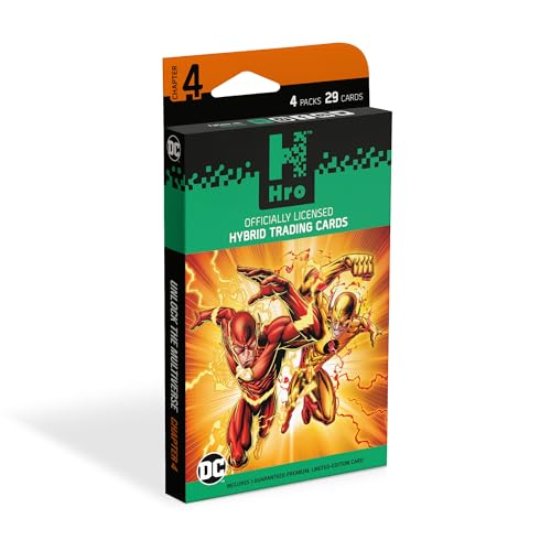 Hro 10041050-0001 DC Trading Cards-Chapter 4: The Flash-4-Pack von Hro
