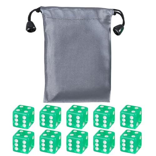 Hrtyvhin 19mm Sechs Sided Dices Acryl Spiel Dices Klassenzimmer Farbenfrohe Unterricht Dices Pädagogische Zählspielzeug Mathematik Lernwerkzeug von Hrtyvhin