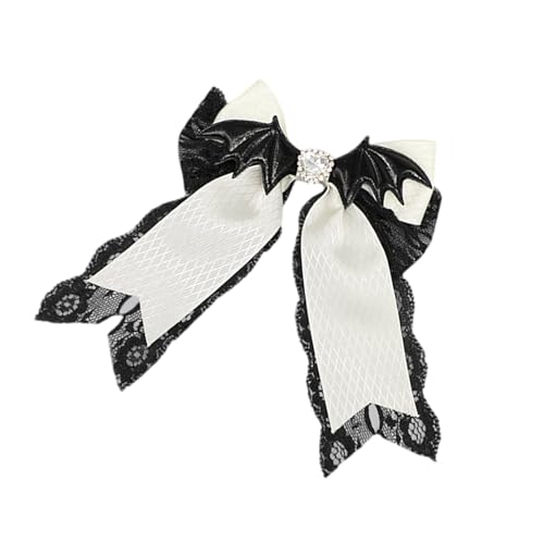 Cosplay Haarclip Neuheit Fledermausflügel Spitze Bögen Barrettes Party Kopfbedeckung Anime Girl Hair Grip Halloween Thema Kopfstück Kopfstück von Hrtyvhin