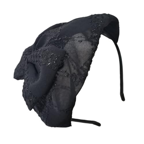 Fascinator Für Frauen Elegante Bögen Stirnband Kostüm Kopfstückhaarzubehör Für Halloween Partys Und Bankette von Hrtyvhin