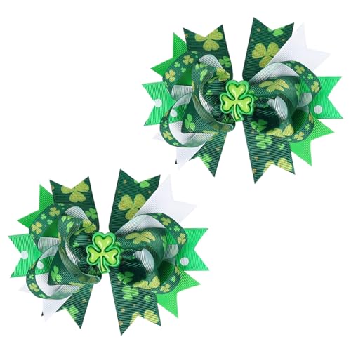 Hrtyvhin 2pcs Kinder Irische Themen Beugen Haare Clip Party Kopfbedeckungslehre Haarstück Dekore Für Irish Festival Und Partys von Hrtyvhin