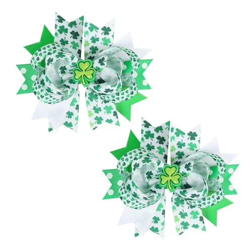 Hrtyvhin 2pcs Kinder Irische Themen Beugen Haare Clip Party Kopfbedeckungslehre Haarstück Dekore Für Irish Festival Und Partys von Hrtyvhin