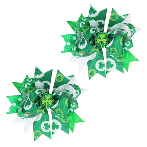 Hrtyvhin 2pcs Kinder Irische Themen Beugen Haare Clip Party Kopfbedeckungslehre Haarstück Dekore Für Irish Festival Und Partys von Hrtyvhin