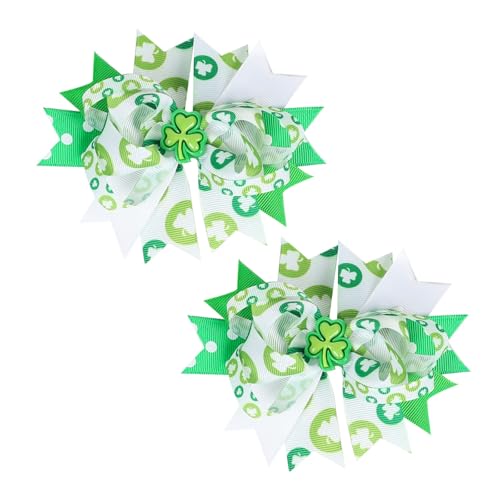 Hrtyvhin 2pcs Kinder Irische Themen Beugen Haare Clip Party Kopfbedeckungslehre Haarstück Dekore Für Irish Festival Und Partys von Hrtyvhin