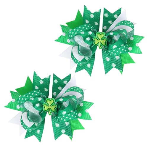 Hrtyvhin 2pcs Kinder Irische Themen Beugen Haare Clip Party Kopfbedeckungslehre Haarstück Dekore Für Irish Festival Und Partys von Hrtyvhin
