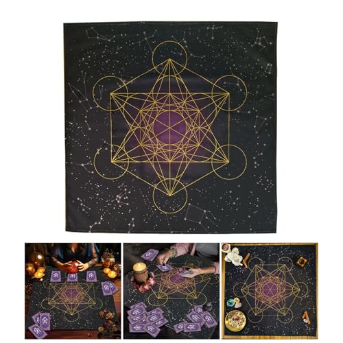 Hrtyvhin 3 Größen Option Tarot Tisch Altäre Stoff Mysterious Brettspiel Mats Pendulums Göttisch Tischdecke Brettspielkartenpolster von Hrtyvhin