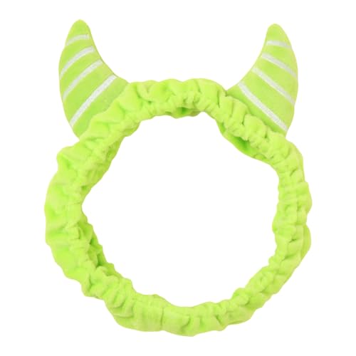 Hrtyvhin Halloween Devil Horn Stirnbänder Cosplay Green Horn Kopfbedeckung Haarbänder Kopfbedeckung Halloween Haarbänder Geburtstagsfeier Hrtyvhin Halloween Devil Horn Stirnbänder Cosplay Green Horn Kopfbedeckung Haarbänder Kopfbedeckung Halloween Haarbänder Geburtstagsfeier von Hrtyvhin