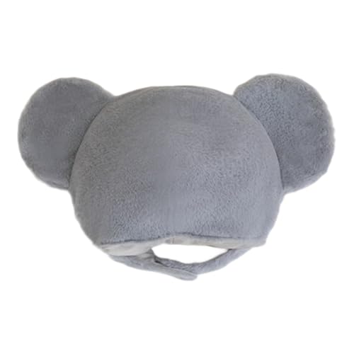 Hrtyvhin Halloween Koala Pelzhut Kopfbedeckung Kopfbedeckung Für Maskeraden Halloween Plüsch Cartoon Kopfbedeckung von Hrtyvhin