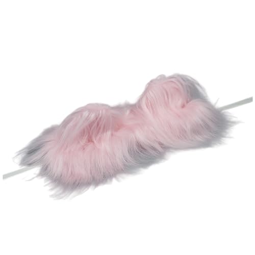 Hrtyvhin Halloween Performances Bären Ohrhaarband Mehrfach Farbe Plüsch Bären Ohrstirnbänder Rollenspiele Animes Charakter Haarband von Hrtyvhin
