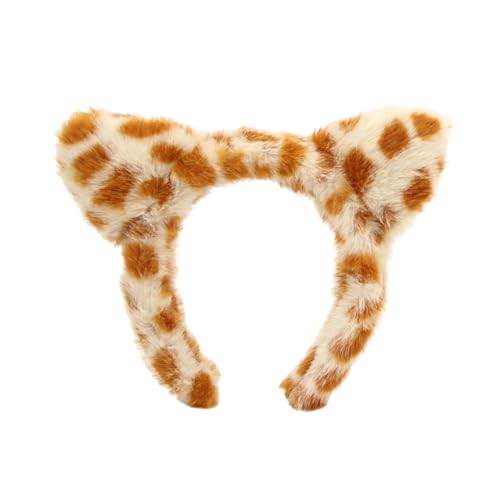 Hrtyvhin Kitten Cosplay Make Up Stirnband Süße Pelzige Kopfbedeckung Haarbänder Kopfbedecke Haarbänder Geburtstagsfeier von Hrtyvhin