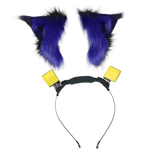 Hrtyvhin Maid Hairhoop Katzen Ohrhaarband Bewegbares Ohrstirnband Kostüm Haarhoop Weibliche Themenparty Subkulturen Kopfbedeckung von Hrtyvhin