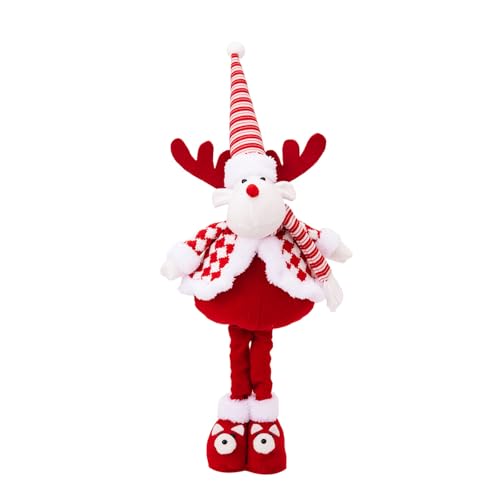 Hrtyvhin Weihnachten Santa Snowman Deer Stehende Plüschpuppen Figur Einverstürztes Langbein Figur Spielzeugsaisonal Dekorativer Verzierungen Hrtyvhin Weihnachten Santa Snowman Deer Stehende Plüschpuppen Figur Einverstürztes Langbein Figur Spielzeugsaisonal Dekorativer Verzierungen von Hrtyvhin