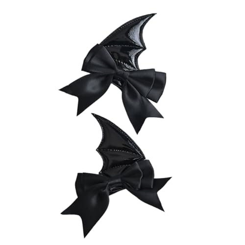 Neuheit Fledermausflügel Teufel Haarclip Für Erwachsene Kids Cosplay Party Kopfbedeckung Halloween Haarnadel Set Für Kostümpartys 2pcs von Hrtyvhin