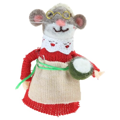 Realistische Nadelgefühlsgefühl Figur Figur Weihnachtsdekoration Cartoon Wolle Felted Mäusepuppen Für Partythemen Ornament Geschenk Realistische Nadelgefühlsgefühl Figur Figur Weihnachtsdekoration Cartoon Wolle Felted Mäusepuppen Für Partythemen Ornament Geschenk von Hrtyvhin