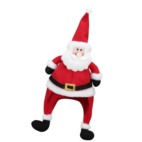 Santa Geformte Kappen Für Weihnachtsfeiersfeier Weiche Und Komfortable Polyesterhut Elegant Festival Kopfwege Partyzubehör Santa Geformte Kappen Für Weihnachtsfeiersfeier Weiche Und Komfortable Polyesterhut Elegant Festival Kopfwege Partyzubehör von Hrtyvhin