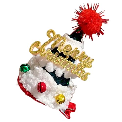 Weihnachten Themen Haarclip 3D Santa Hats/Baum Haar Barrettes Pferdeschwanzhalter Haarnadel Für Formelle Partys Und Schulveranstaltung von Hrtyvhin