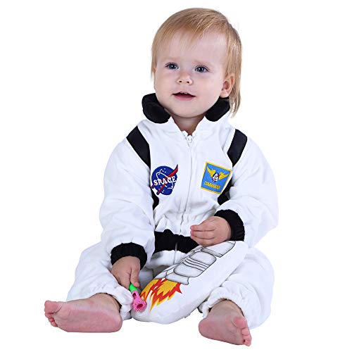 HSCTEK Astronauten Kostüm Kleinkind Kostüm Kleinkind Kostüm Jungen Mädchen Neugeborene Halloween Kostüm Kinder Weiß 3T von Hsctek