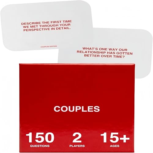 Hsdbuy Not strangers Kartenspiel, 150 Gesprächskarten für Erwachsene, Teenager, Paare, fremde Familienfeiern, Kartenspiel und Eisbrecher für Spieleabend oder Date-Nacht, ab 15 Jahren, 2–6 Spieler von Hsdbuy