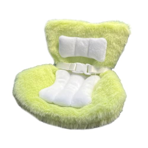 Auto-Sicherheitssitz für Puppen, dekorativer Sofasitz mit weichem pelzigem Kissen und Kopfstütze für Auto-Lüftungsschlitze, Dekoration zum Präsentieren von Plüschpuppen-Spielzeug-Ornamenten, Zubehör Auto-Sicherheitssitz für Puppen, dekorativer Sofasitz mit weichem pelzigem Kissen und Kopfstütze für Auto-Lüftungsschlitze, Dekoration zum Präsentieren von Plüschpuppen-Spielzeug-Ornamenten, Zubehör von HshDUti