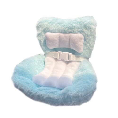 Auto-Sicherheitssitz für Puppen, dekorativer Sofasitz mit weichem pelzigem Kissen und Kopfstütze für Auto-Lüftungsschlitze, Dekoration zum Präsentieren von Plüschpuppen-Spielzeug-Ornamenten, Zubehör Auto-Sicherheitssitz für Puppen, dekorativer Sofasitz mit weichem pelzigem Kissen und Kopfstütze für Auto-Lüftungsschlitze, Dekoration zum Präsentieren von Plüschpuppen-Spielzeug-Ornamenten, Zubehör von HshDUti