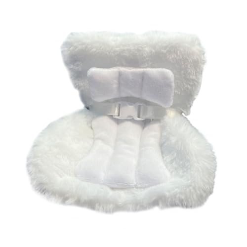 Auto-Sicherheitssitz für Puppen, dekorativer Sofasitz mit weichem pelzigem Kissen und Kopfstütze für Auto-Lüftungsschlitze, Dekoration zum Präsentieren von Plüschpuppen-Spielzeug-Ornamenten, Zubehör Auto-Sicherheitssitz für Puppen, dekorativer Sofasitz mit weichem pelzigem Kissen und Kopfstütze für Auto-Lüftungsschlitze, Dekoration zum Präsentieren von Plüschpuppen-Spielzeug-Ornamenten, Zubehör von HshDUti