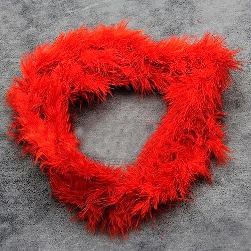 Marabu-Federboa-Kostüm für Partys, Festivals, Stolz, Junggesellinnenabschied, Halloween, Weihnachten, Basteln, 2 m, rot Marabu-Federboa-Kostüm für Partys, Festivals, Stolz, Junggesellinnenabschied, Halloween, Weihnachten, Basteln, 2 m, rot von HshDUti