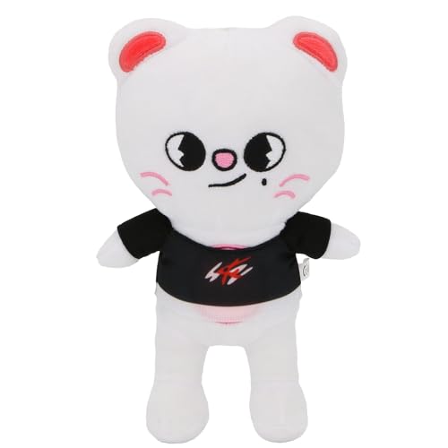 Hshenjhu Tiere Kuscheltier, 25 cm Niedliches Plüschtier Katze, Stofftier aus Weichem Plüsch, Plushie zum Sammeln Kuscheln und Spielen, Friends für Kinder & Erwachsene, Tolle Geschenkidee, Weiß Hshenjhu Tiere Kuscheltier, 25 cm Niedliches Plüschtier Katze, Stofftier aus Weichem Plüsch, Plushie zum Sammeln Kuscheln und Spielen, Friends für Kinder & Erwachsene, Tolle Geschenkidee, Weiß von Hshenjhu