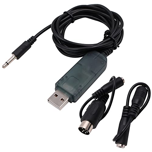 Hsthe Sea - USB-Adapterkabel für ferngesteuerten Flugsimulator | Kompatibel mit FS-i6 FS-i4 FS-TH9X FS-T6 FS-T4B FS-GT3 FS-GT2 Schwarz, Kunststoff Hsthe Sea - USB-Adapterkabel für ferngesteuerten Flugsimulator | Kompatibel mit FS-i6 FS-i4 FS-TH9X FS-T6 FS-T4B FS-GT3 FS-GT2 Schwarz, Kunststoff von Hsthe Sea