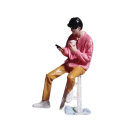 1/64 Figuren Modell handbemalte Figurfotografie Landschaft Dekor Mini Puppenmodell, Pink Top Männer 1/64 Figuren Modell handbemalte Figurfotografie Landschaft Dekor Mini Puppenmodell, Pink Top Männer von HuadaXtai