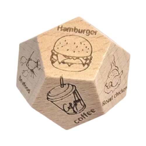 Food Decider 12 Side Date Night Dice Dinner Entscheidungen für Freunde Männer Frauen Kollegen von HuadaXtai
